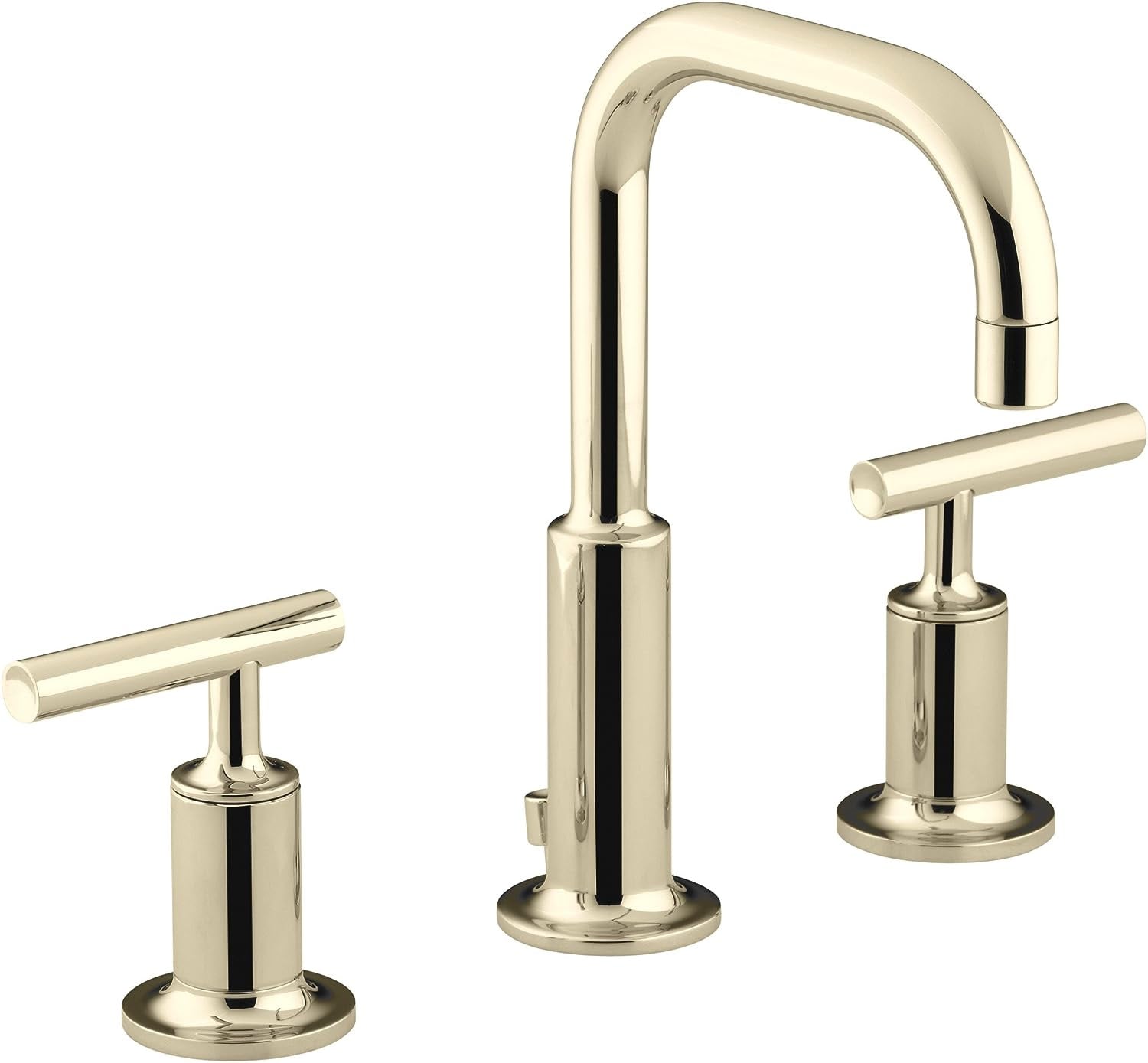 KOHLER Purist Widespread Bathroom Sink Faucet with Lever Handles, 1.2 Gpm