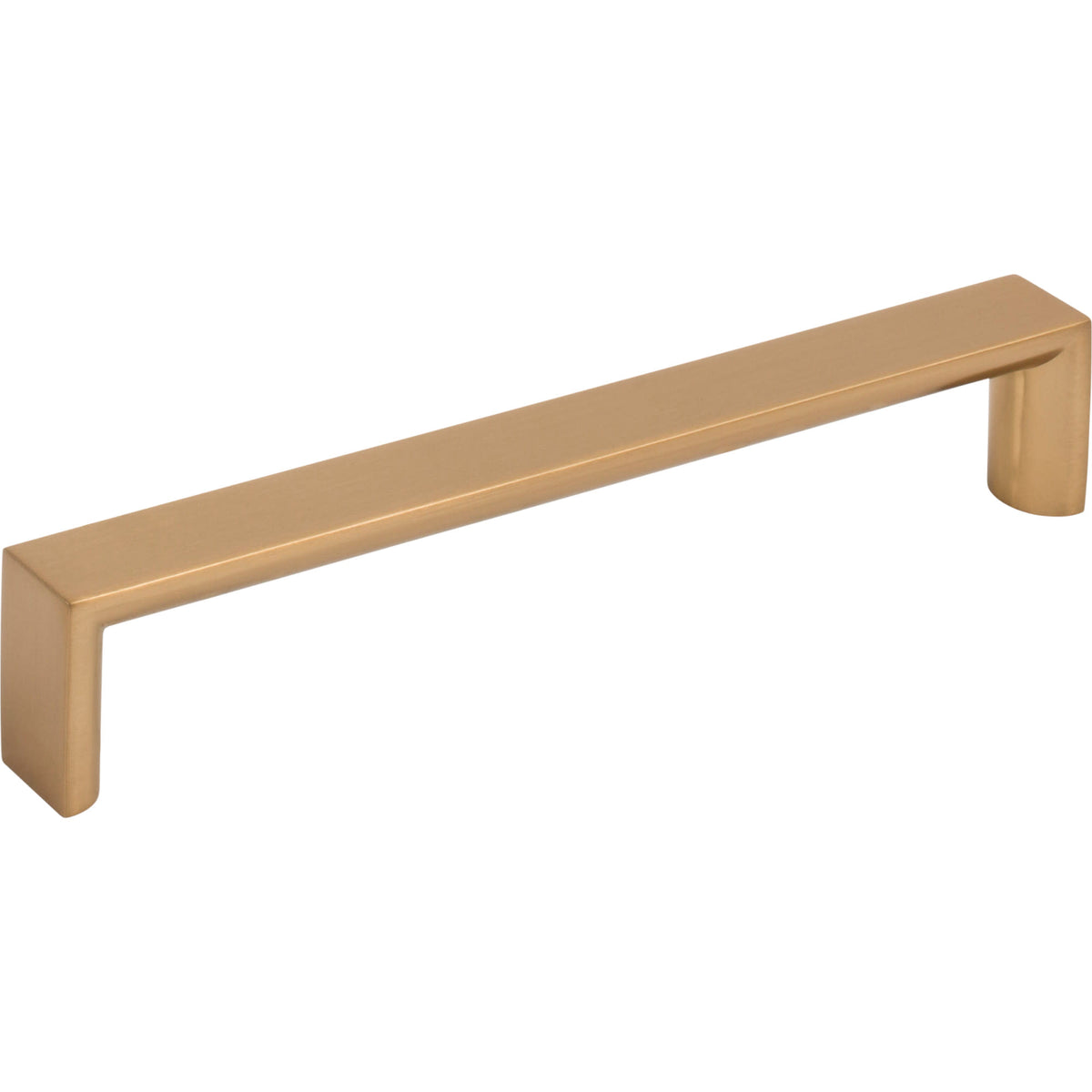 Elements 827-160 Walker 1 - 6-5/16" Center to Center Thick Flat Square Cabinet Handle / Drawer Pull Satin Bronze