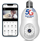 LaView 4MP Bulb Security Camera 5G& 2.4GHz WiFi - *Smart Home