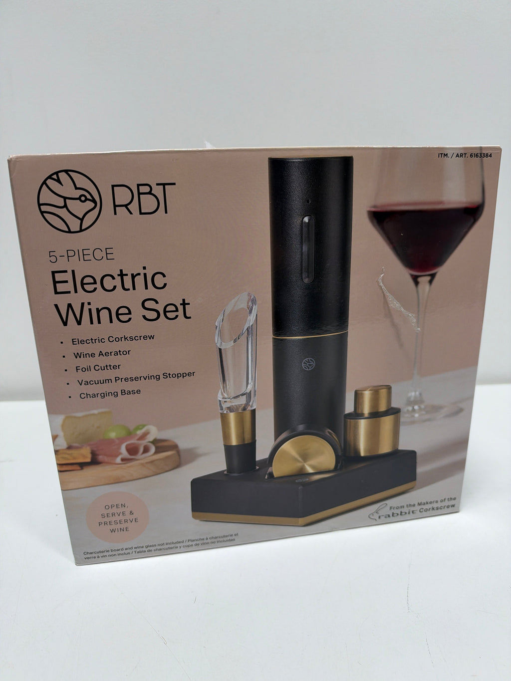 Rabbit 5-Piece Electric Wine Set