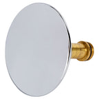 DXV 755041-201.0A Bathtub Drain Assembly Chrome Bath and Shower Accessories Bathtub Components Drain and Overflow Trim Kits