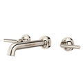 Pfister LG49-TNT2 Tenet 1.2 GPM Wall Mounted Widespread Bathroom Faucet Polished Nickel