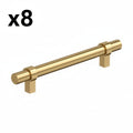 8 x Amerock BP37162 Central 5-1/16 Inch Center to Center Bar Cabinet Pull Champagne Bronze