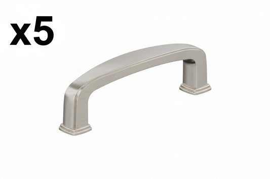 5 x Miseno Mcptp3300 Guynn 3 Center to Center Handle Cabinet Pull - Nickel
