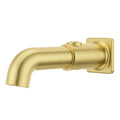 Pfister 015-HLS3 Hillstone 8-3/8" Push Button Integrated Diverter Tub Spout - Brushed Gold