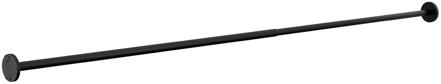 Peerless PA905 44" - 72" Straight Adjustable Shower Rod Matte Black