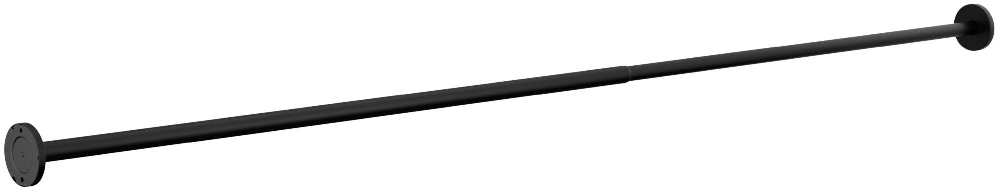Peerless PA905 44’’ - 72’’ Straight Adjustable Shower Rod Matte Black - *Tools Hardware & Misc