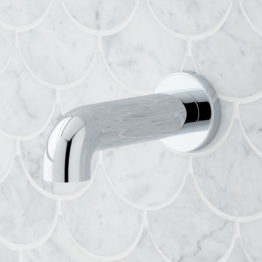 Signature Hardware 953767 FundamentALL 7-1/16" Non-Diverter Tub Spout Chrome