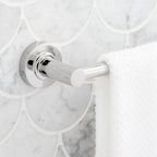 Signature Hardware 953784-24 Lexia 24" Towel Bar Chrome
