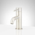 Signature Hardware 953760 Lexia 1.2 GPM Single Hole Bathroom Faucet with Pop-up Drain Assembly Brushed Nickel