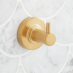 Signature Hardware 953785 Lexia Single Robe Hook Brushed Gold