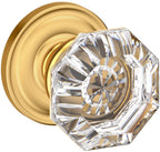 Baldwin 5080.IDM 5080 Non-Turning One-Sided Dummy Door Knob with 5048 Rose from the Estate Collection - *Tools Hardware