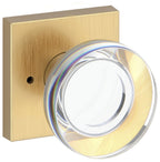 Baldwin Pv.Ccy.Csr Contemporary Crystal Privacy Door Knob Set - Brass - *Tools Hardware & Misc
