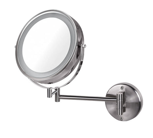 ICO Bath V905 Volkano 19-1/2" W X 13-1/2" H Modern Circular Framed Bathroom Wall Mirror