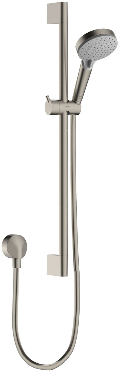 hansgrohe Vernis Blend 11-inch 3-Spray Handshower with Slide Bar and Hose, Rain, IntenseRain, Handheld Shower Head System in Brushed Nickel, 04970820