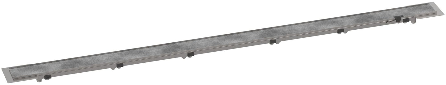 Hansgrohe 56034 RainDrain Rock Trim Flex 47-1/4" Cut to Size and Tileable Chrome