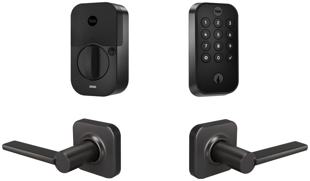 Yale Assure Lock 2 Keypad with Bluetooth and Valdosta Lever in Black