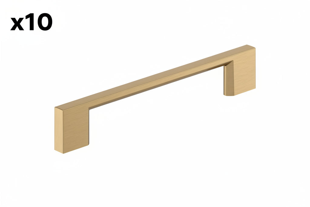 10 x Amerock BP37132 Cityscape 5-1/16 Inch Center to Center Handle Cabinet Pull Champagne Bronze