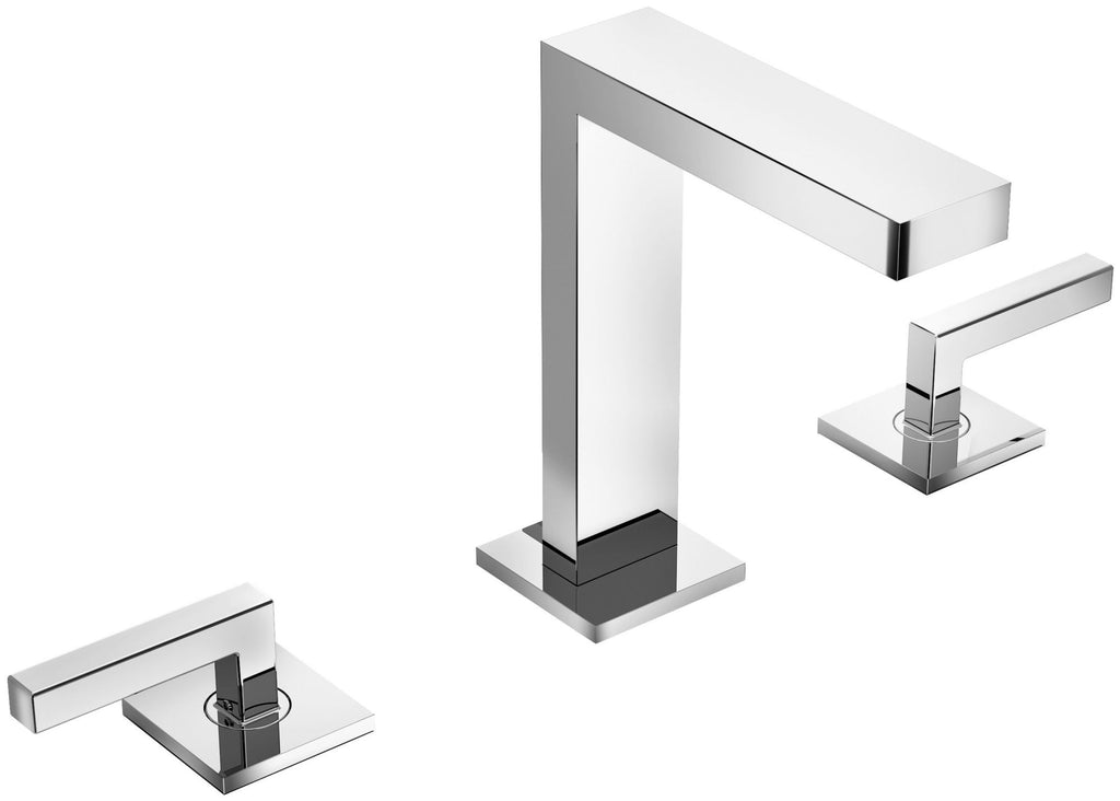 Duro Widespread Two-Handle Bathroom Faucet with Push Pop Drain Assembly in Polished Chrome (1.0 GPM) - *Plumbing