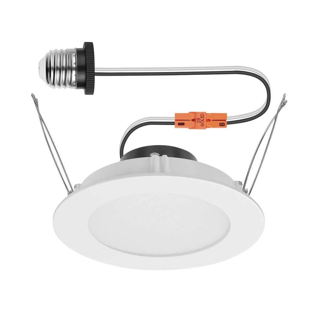 Commercial Electric Slim LED Color Changing Recessed Trim White 6’’ - *Lighting & Electrical