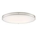 2 in. Modern Brushed Nickel Dimmable Integrated LED Flush Mount