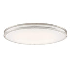 2 in. Modern Brushed Nickel Dimmable Integrated LED Flush Mount
