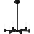 Bellingham 35-Watt 6-Light Matte Black Integrated LED Candlestick Chandelier