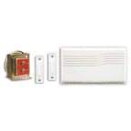 Wired Contractor Doorbell Kit with 2 Wired Push Buttons White - *Lighting & Electrical
