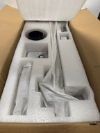 Signature Hardware 934423 Ryle Floor Mounted Tub Filler- Includes Hand Shower Brushed Nickel