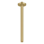Grohe 28 492 Rainshower 12" Ceiling Shower Arm with Flange and 1/2" Threaded Connection for Grohe Shower Heads Brushed Cool Sunris