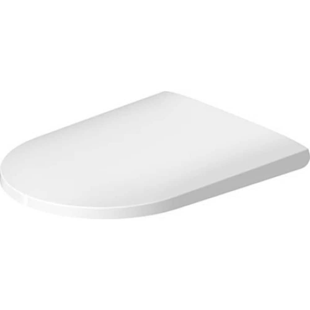 D-Neo Elongated Closed Front Toilet Seat in White - *Plumbing
