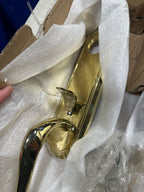 Scratch Baldwin 85337.003.Rent Bethpage Emergency Exit Right Hand Handleset with Bethpage Lever, Lifetime Polished Brass