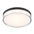 Minka Lavery 749-2-66A-L Vantage LED Flush Mount, 1-Light, 16 Total Watts, 7-in H x 1.5-in W, Coal Black