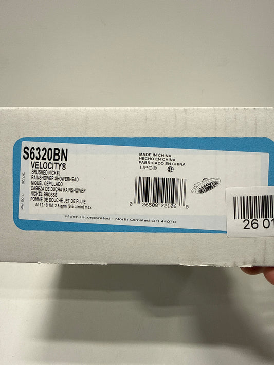 Moen Velocity Brushed Nickel Two-Function 8" Diameter Spray Head Rainshower