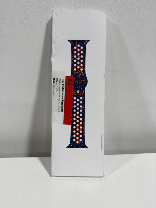 Apple - 46mm BlueFlame Nike SportBand - M/L - Blue Flame