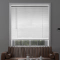 Midnight White Cordless Blackout Vinyl Mini Blind with 1 in. Slats - 31 in. W X 36 in. L