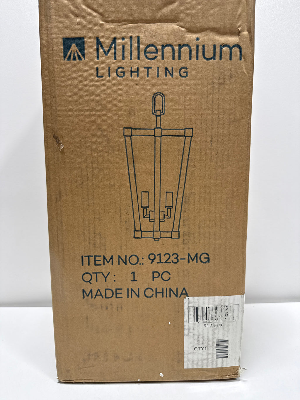 Millennium Lighting 9 Inch Cage Pendant - 9123-MG - Transitional
