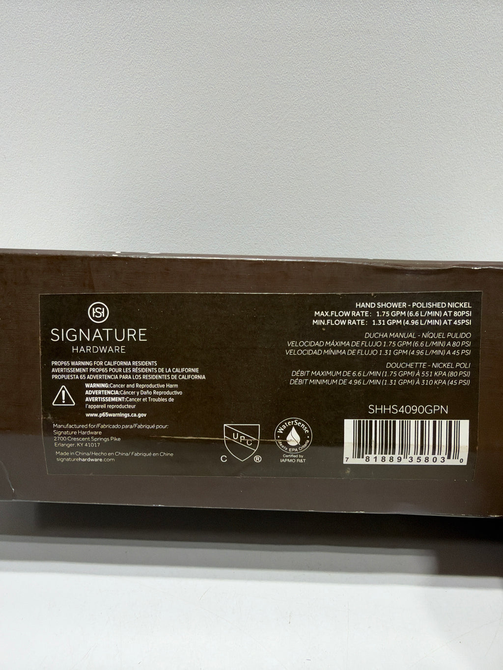 Signature Hardware 449790 Pinecrest Hand Shower
