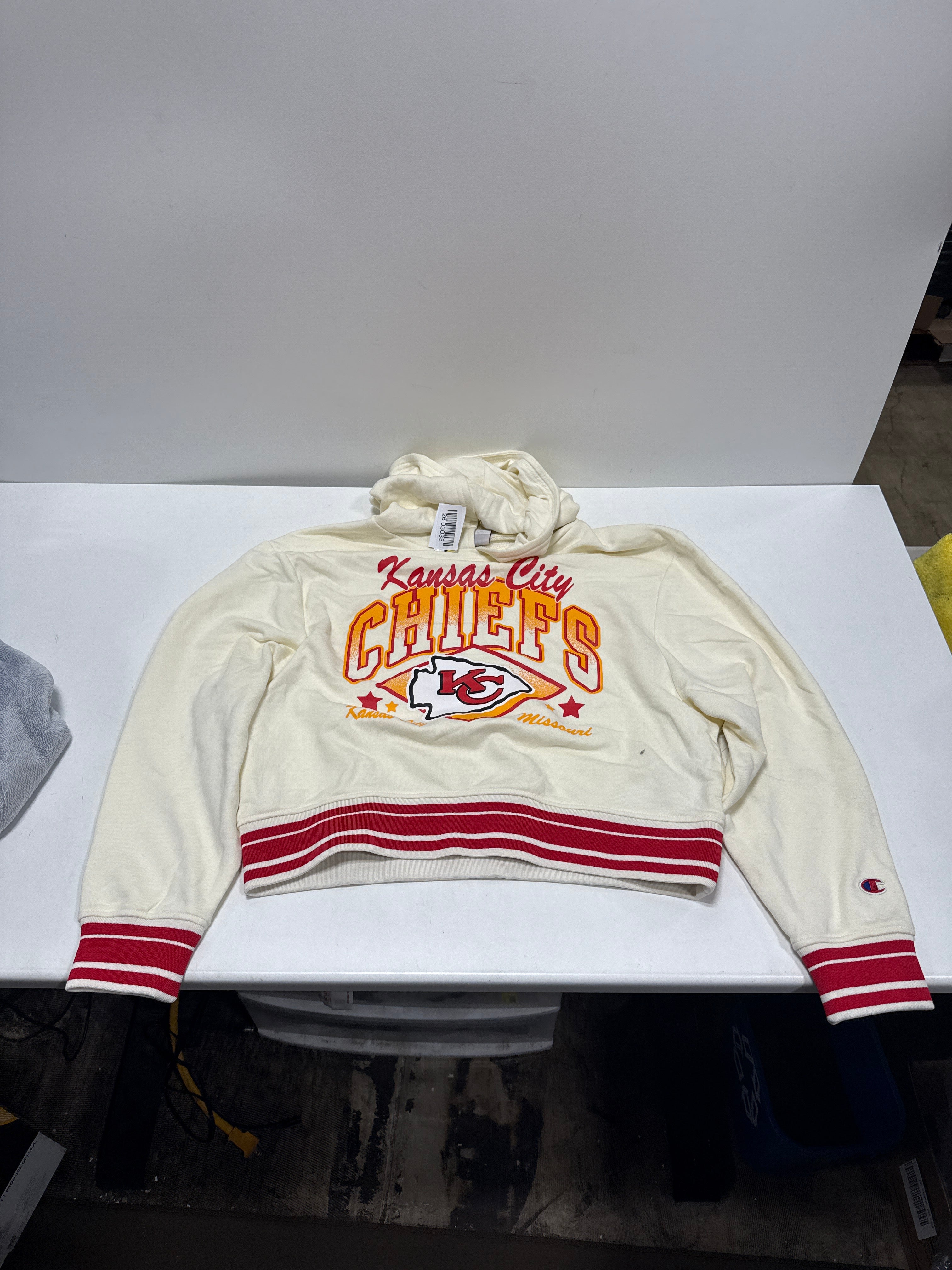 NFL Kansas City Chiefs Women's Champion Crop Hoodie