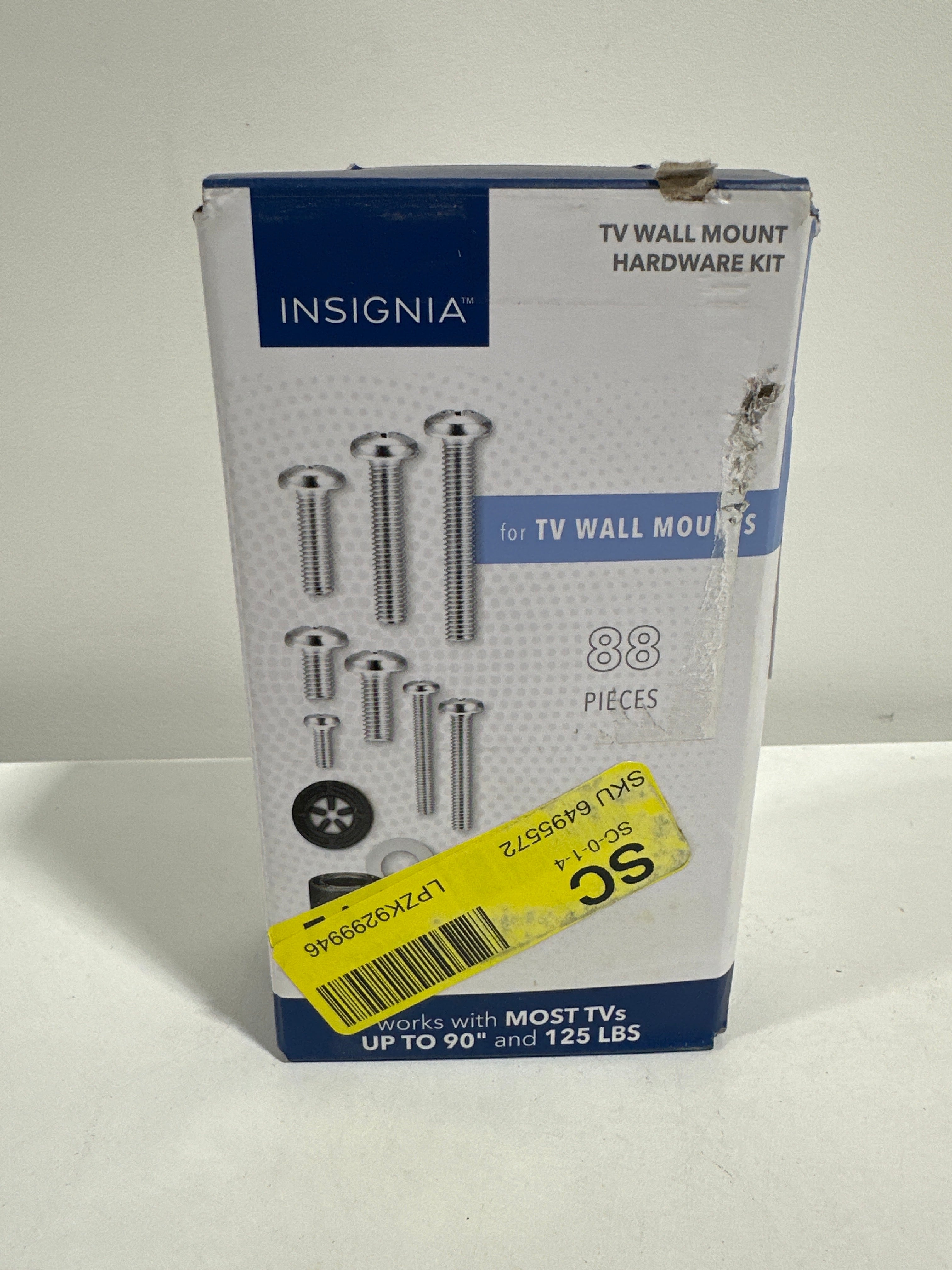 Insignia - TV Wall Mount Hardware Kit - Silver - *TV & Home Theater