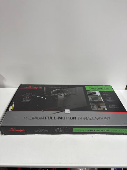 Rocketfish - Full-Motion TV Wall Mount for Most 42"–90" TVs — Extends 26" - Black