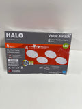 Halo HLB Lite 6” Energy Star Certified Canless Recessed Lighting (4 Count) - *Lighting & Electrical