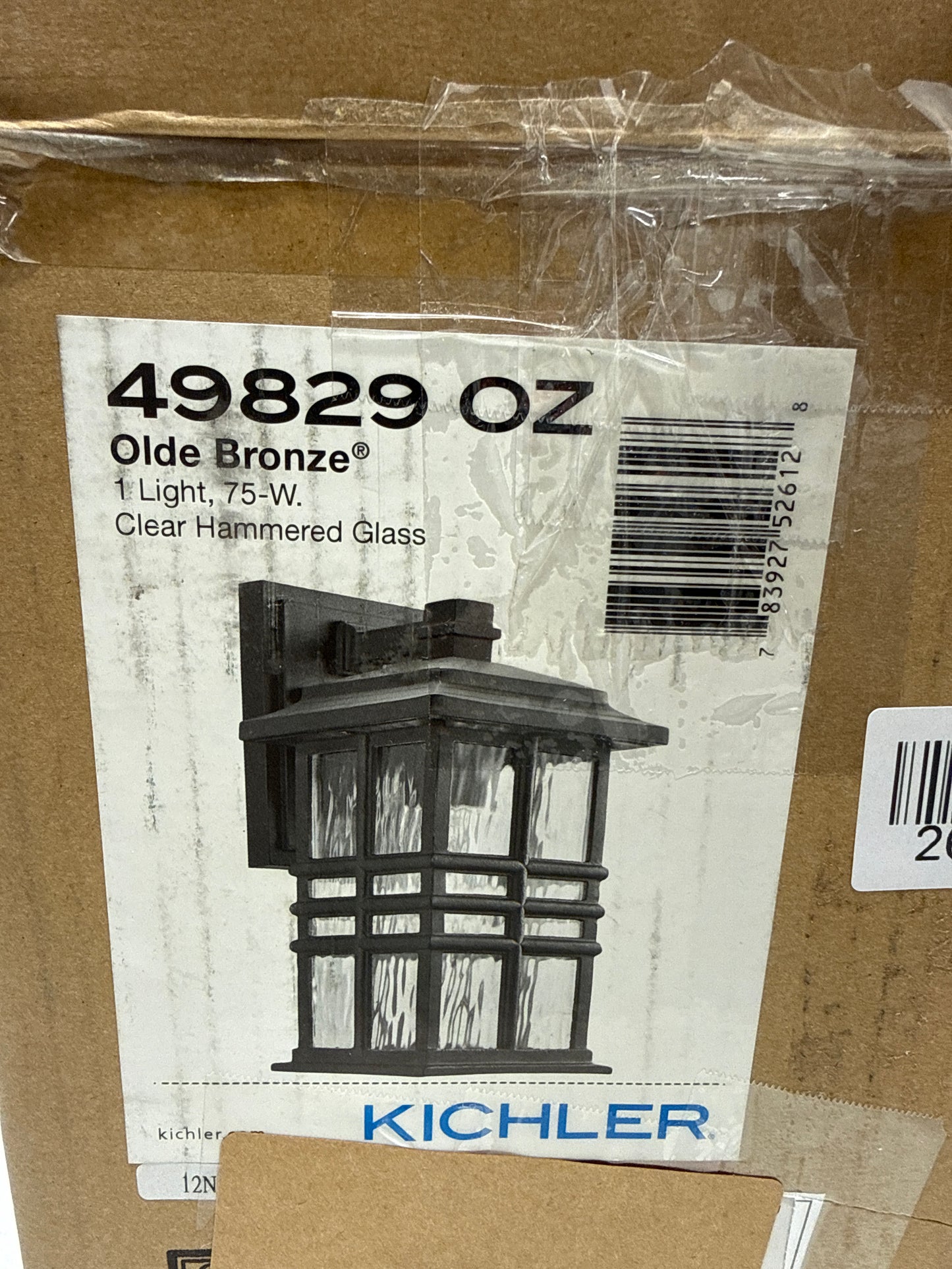 Kichler Lighting Beacon Square 12 Inch Outdoor Wall Light Beacon Square - 49829OZ - Transitional