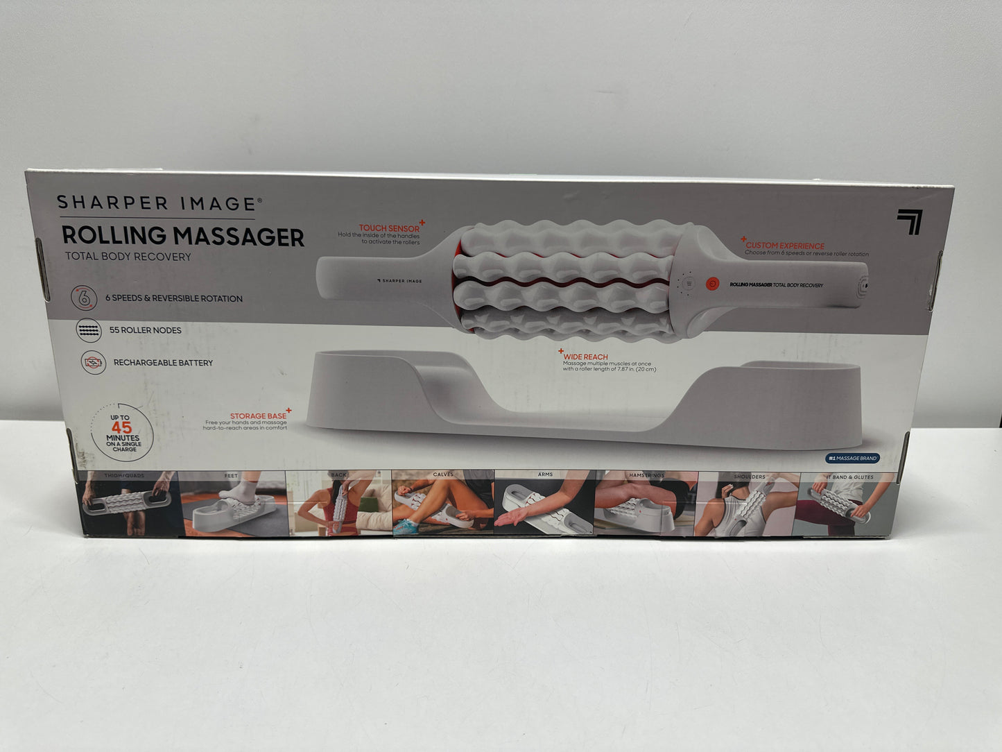 Sharper Image Rolling Massager Great For Whole Body