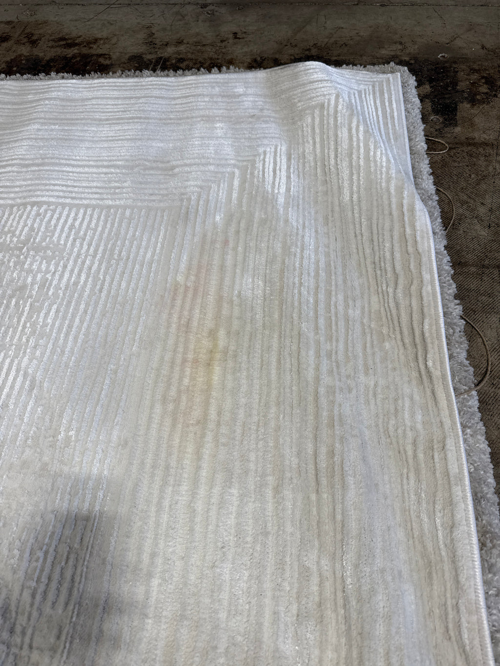 Used Hampton Court Area Rug Collection Gaspar Ivory 8 x 10 - *Rugs