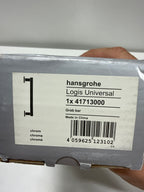 Hansgrohe 41713 Logis Universal 12" Grab Bar Chrome