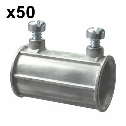 50 x Halex Coupling Set Screw EMT in 1/2in