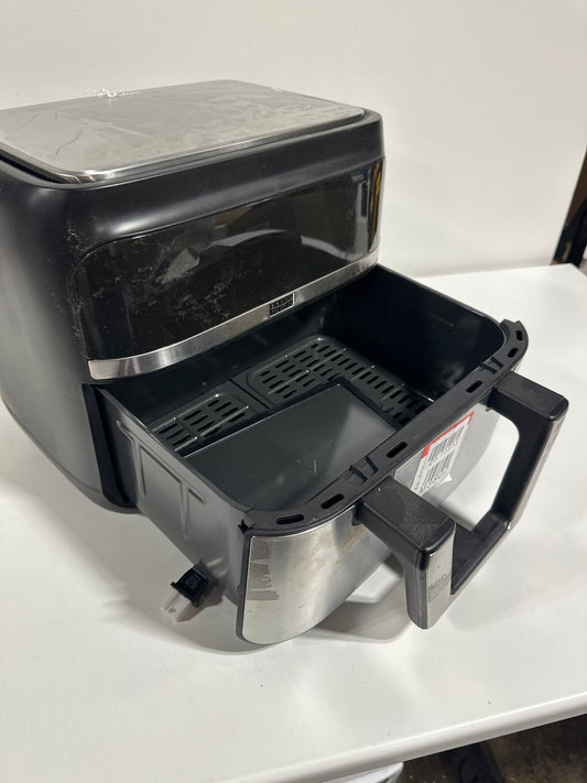 Bella PRO - 9-qt. Digital Air Fryer with Dual Flex Basket - Stainless Steel