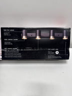 Minimalist 1.8 Ft. Matte Black Plug-in Indoor Track Lighting Kit with Step Heads