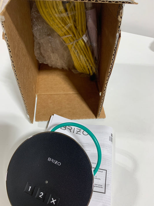 Brizo 8CN-220R Mystix Round Auxiliary Exterior Steam Control with LED Indicator